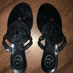 Jack Rogers Shoes - Black Jelly Jack Rogers Jack Rogers Shoes - Black Jelly Jack Rogers